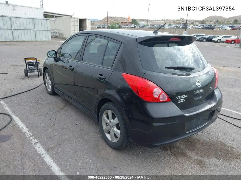 2010 Nissan Versa 1.8Sl VIN: 3N1BC1CP3AL397354 Lot: 40222330