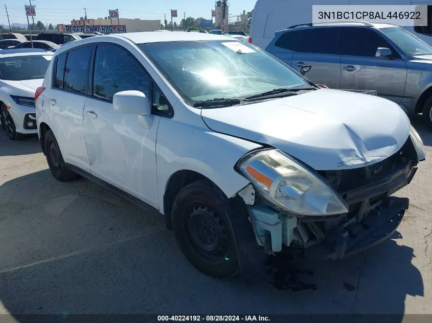 2010 Nissan Versa 1.8S VIN: 3N1BC1CP8AL446922 Lot: 40224192