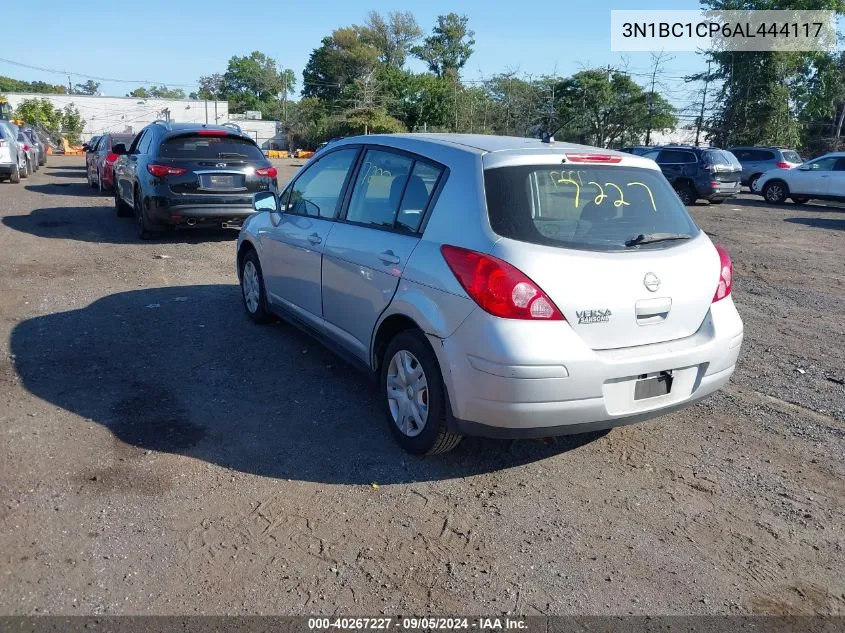 2010 Nissan Versa 1.8 S VIN: 3N1BC1CP6AL444117 Lot: 40267227