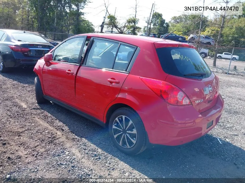 2010 Nissan Versa VIN: 3N1BC1P4AL447470 Lot: 40274254