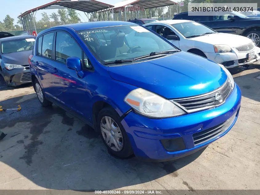 2010 Nissan Versa 1.8 S VIN: 3N1BC1CP8AL436374 Lot: 40300246