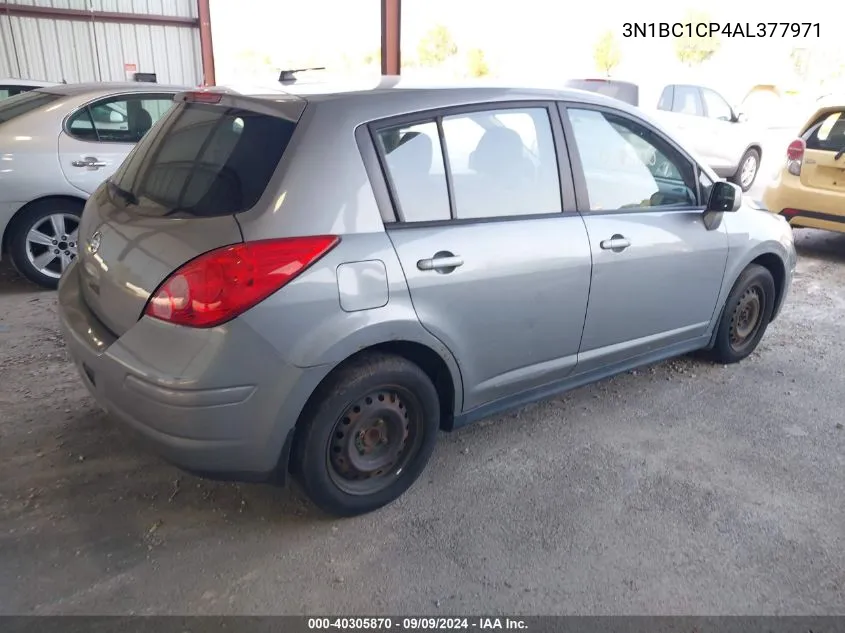 2010 Nissan Versa 1.8S VIN: 3N1BC1CP4AL377971 Lot: 40305870