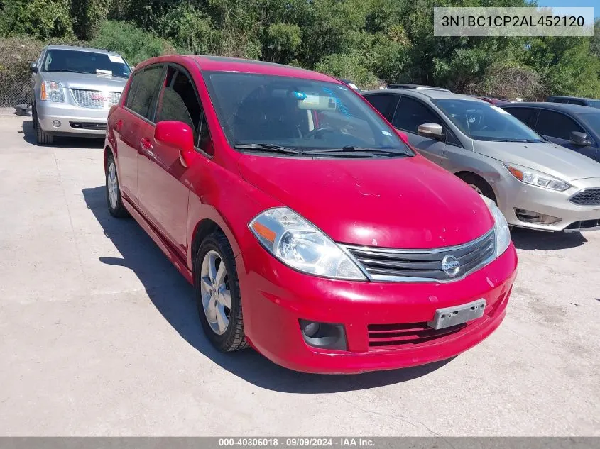 2010 Nissan Versa 1.8Sl VIN: 3N1BC1CP2AL452120 Lot: 40306018