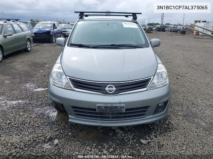 2010 Nissan Versa 1.8Sl VIN: 3N1BC1CP7AL375065 Lot: 40318188