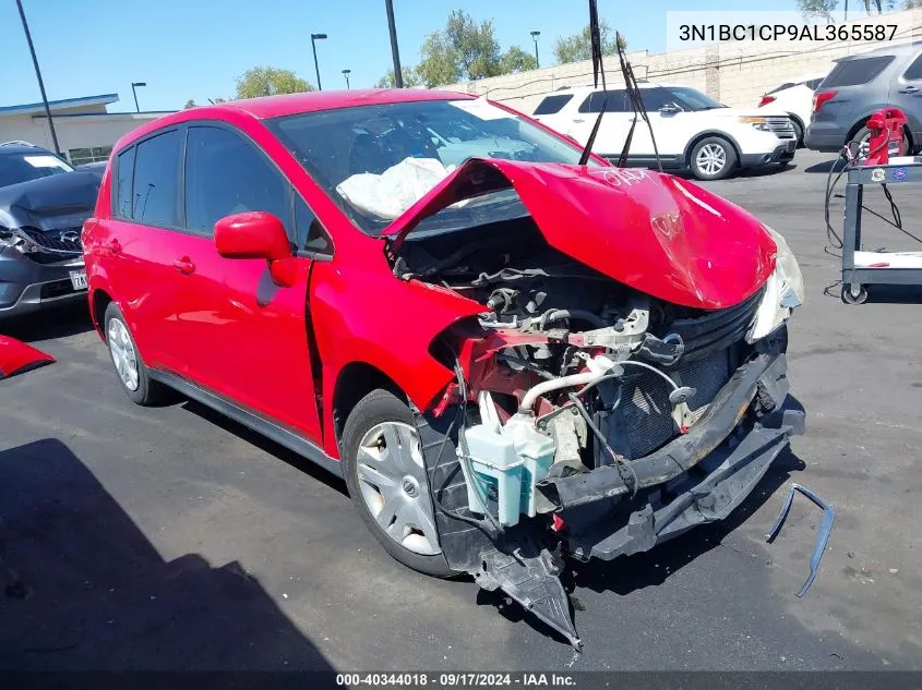 2010 Nissan Versa 1.8 S/1.8S/1.8Sl VIN: 3N1BC1CP9AL365587 Lot: 40344018