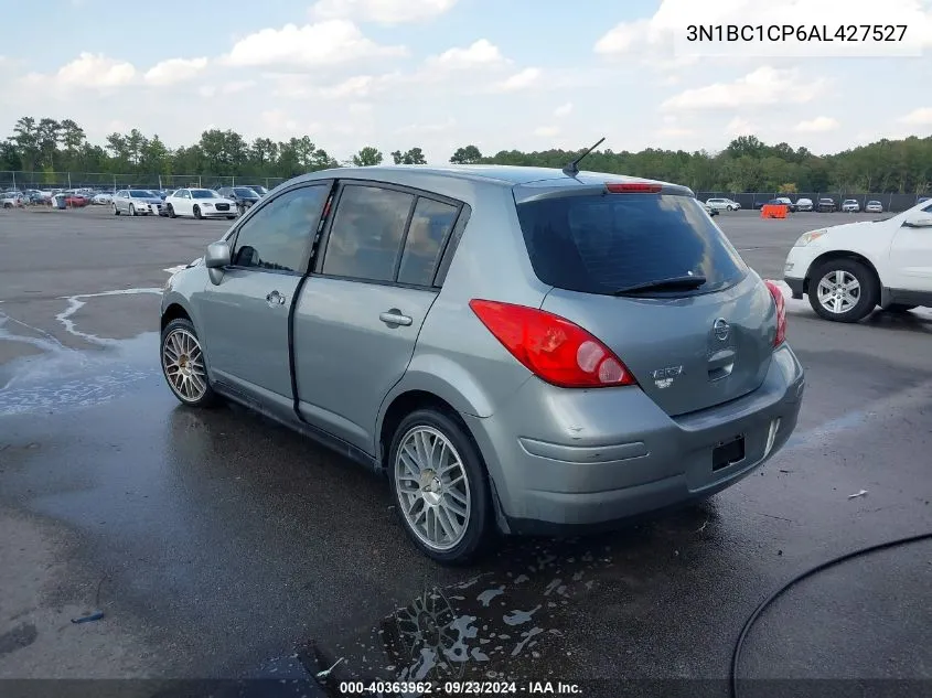 2010 Nissan Versa 1.8S VIN: 3N1BC1CP6AL427527 Lot: 40363962