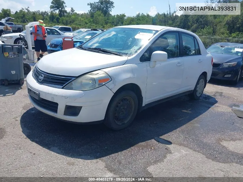 2010 Nissan Versa 1.8S VIN: 3N1BC1AP9AL393831 Lot: 40403279