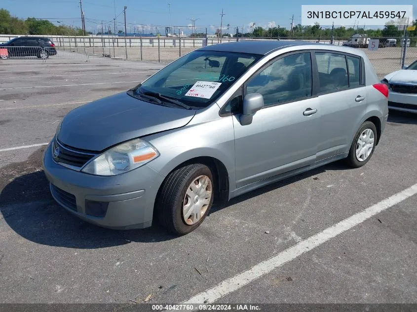 2010 Nissan Versa 1.8 S VIN: 3N1BC1CP7AL459547 Lot: 40427760