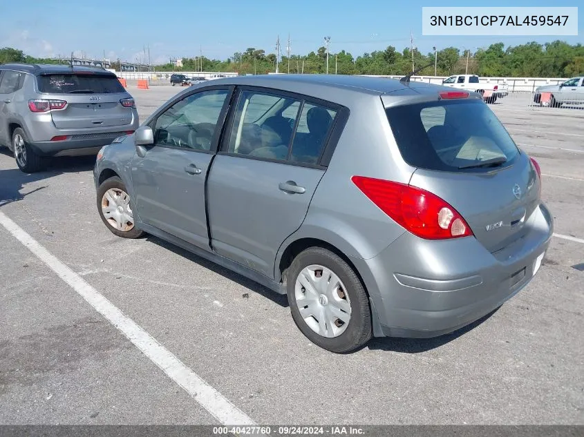 2010 Nissan Versa 1.8 S VIN: 3N1BC1CP7AL459547 Lot: 40427760