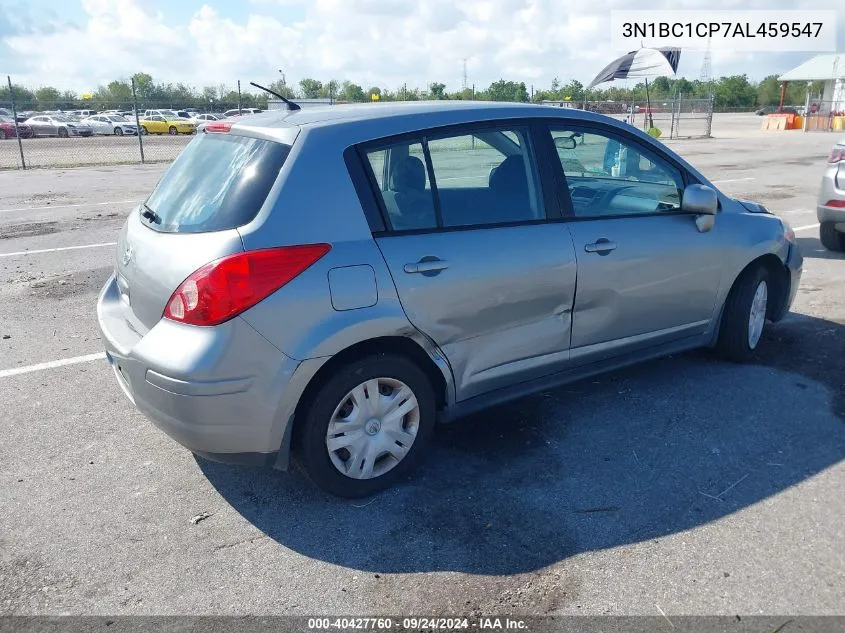 2010 Nissan Versa 1.8 S VIN: 3N1BC1CP7AL459547 Lot: 40427760