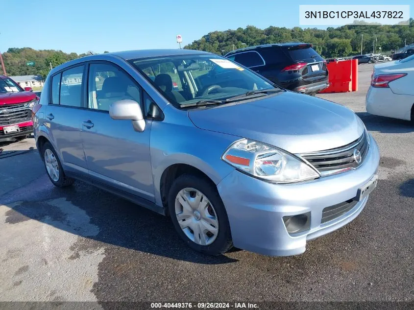 2010 Nissan Versa 1.8 S VIN: 3N1BC1CP3AL437822 Lot: 40449376