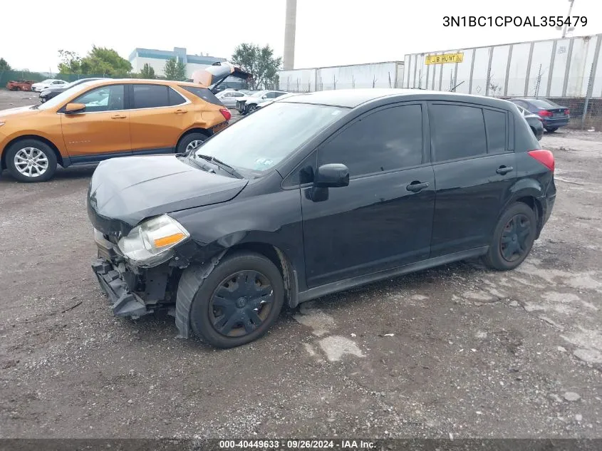 2010 Nissan Versa 1.8 S VIN: 3N1BC1CPOAL355479 Lot: 40449633