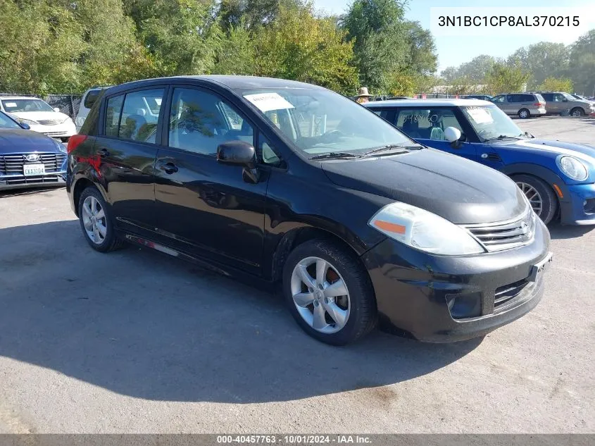 2010 Nissan Versa S/Sl VIN: 3N1BC1CP8AL370215 Lot: 40457763