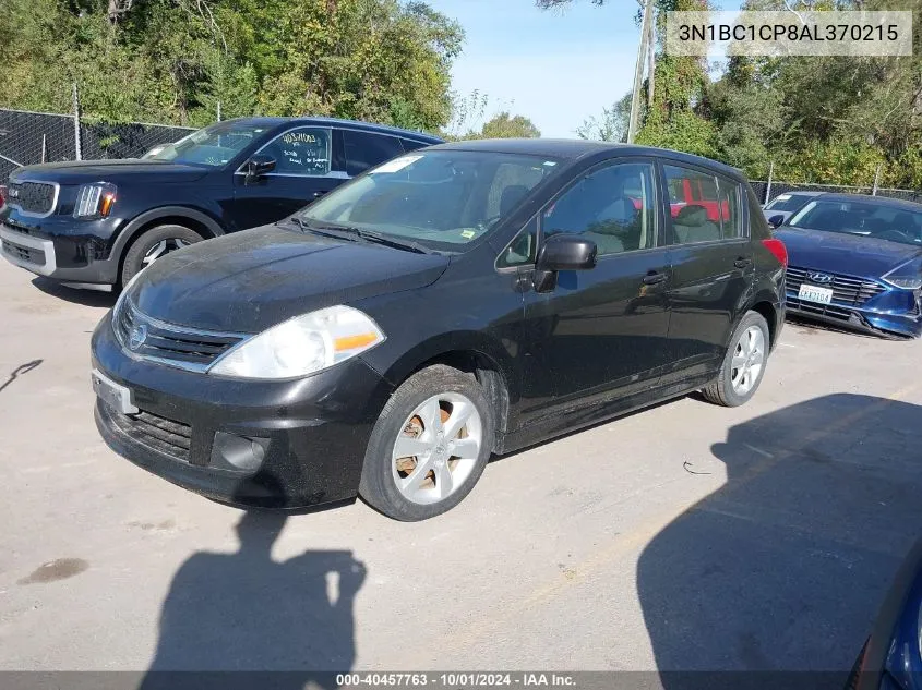 2010 Nissan Versa S/Sl VIN: 3N1BC1CP8AL370215 Lot: 40457763