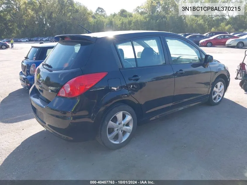 2010 Nissan Versa S/Sl VIN: 3N1BC1CP8AL370215 Lot: 40457763