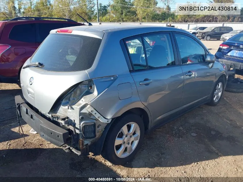 2010 Nissan Versa 1.8 S VIN: 3N1BC1CP2AL430814 Lot: 40480591