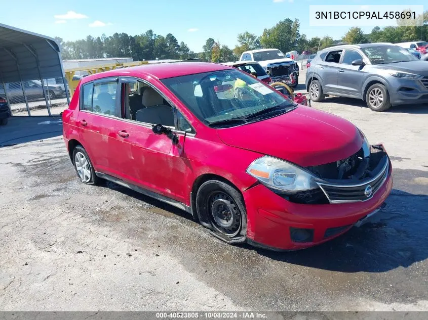 2010 Nissan Versa 1.8S VIN: 3N1BC1CP9AL458691 Lot: 40523805