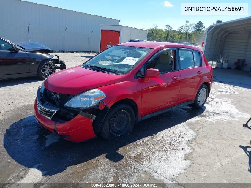 2010 Nissan Versa 1.8S VIN: 3N1BC1CP9AL458691 Lot: 40523805