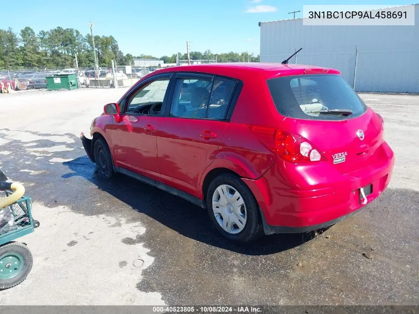 2010 Nissan Versa 1.8S VIN: 3N1BC1CP9AL458691 Lot: 40523805