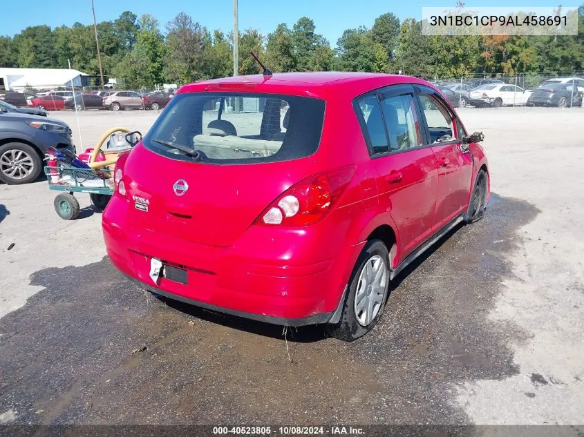 2010 Nissan Versa 1.8S VIN: 3N1BC1CP9AL458691 Lot: 40523805