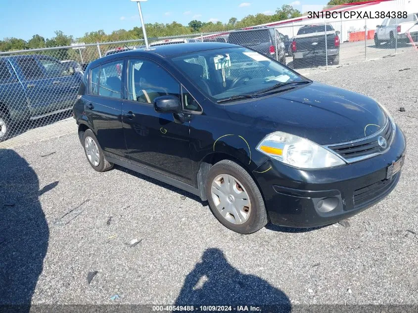 2010 Nissan Versa 1.8S VIN: 3N1BC1CPXAL384388 Lot: 40549488