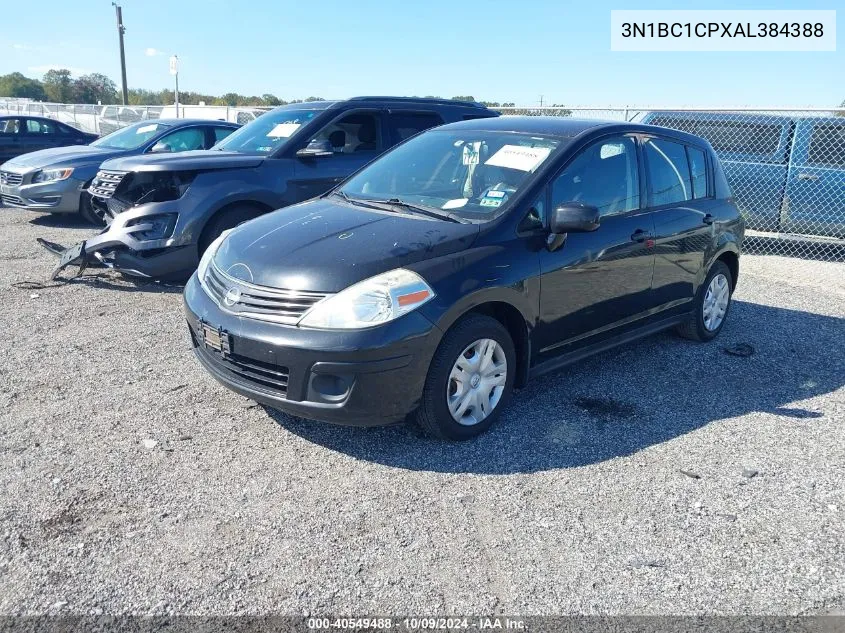 2010 Nissan Versa 1.8S VIN: 3N1BC1CPXAL384388 Lot: 40549488