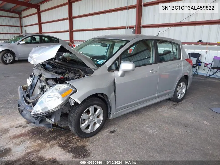 2010 Nissan Versa 1.8Sl VIN: 3N1BC1CP3AL459822 Lot: 40550940