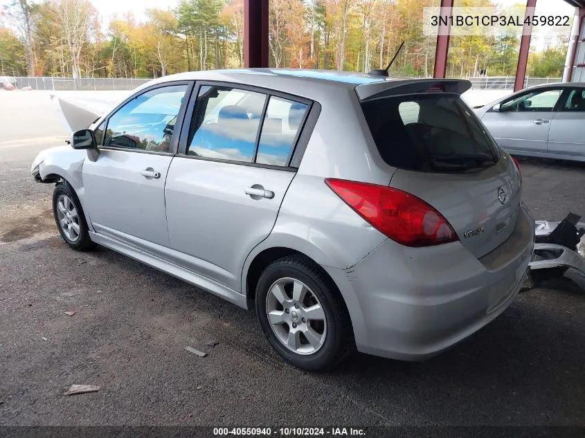 2010 Nissan Versa 1.8Sl VIN: 3N1BC1CP3AL459822 Lot: 40550940