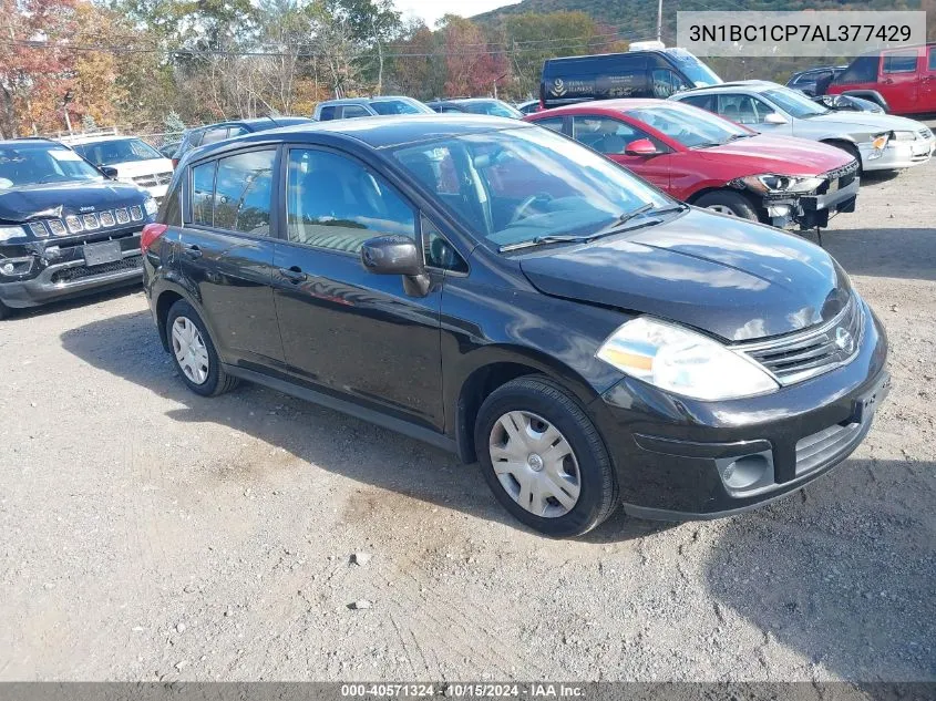 2010 Nissan Versa 1.8S VIN: 3N1BC1CP7AL377429 Lot: 40571324