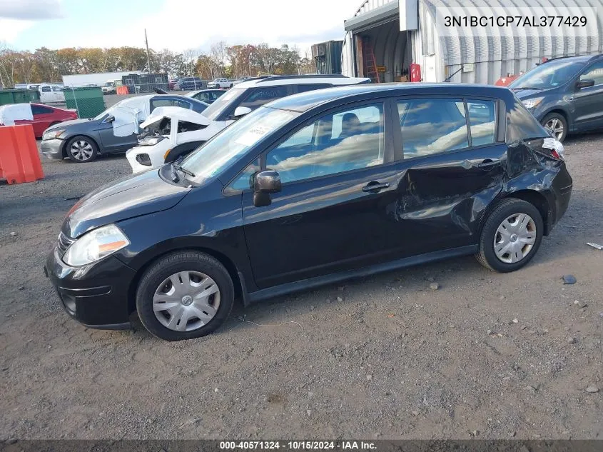 2010 Nissan Versa 1.8S VIN: 3N1BC1CP7AL377429 Lot: 40571324