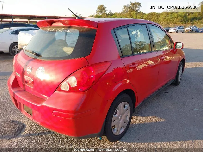 2010 Nissan Versa 1.8S VIN: 3N1BC1CP8AL356900 Lot: 40573285