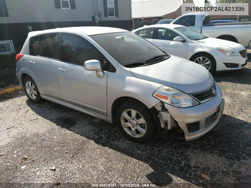 2010 Nissan Versa 1.8Sl VIN: 3N1BC1CP2AL421336 Lot: 40574357