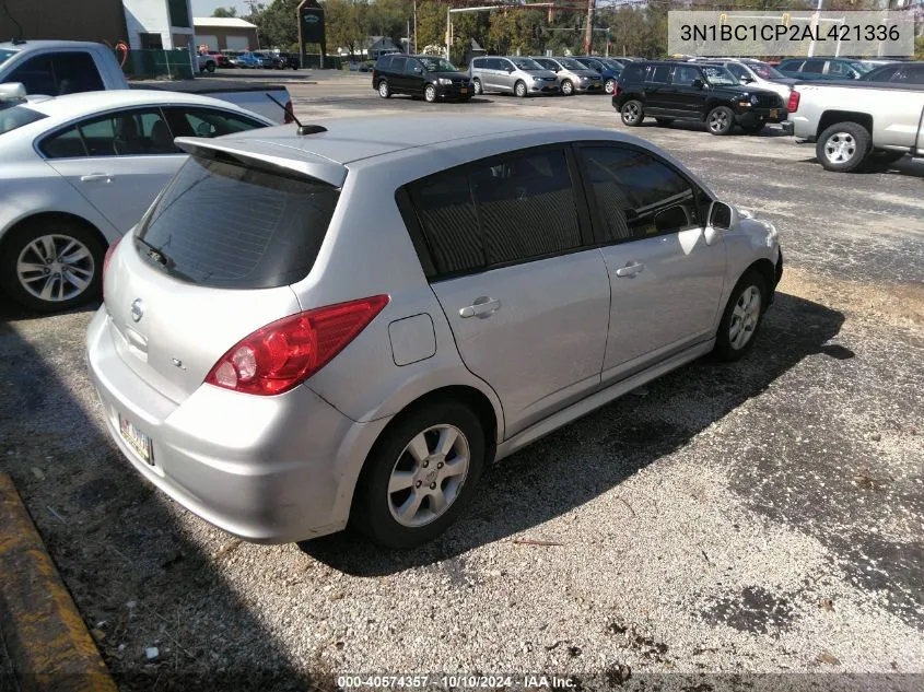 2010 Nissan Versa 1.8Sl VIN: 3N1BC1CP2AL421336 Lot: 40574357