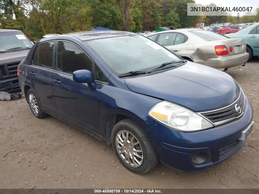 2010 Nissan Versa 1.8S VIN: 3N1BC1APXAL460047 Lot: 40590709