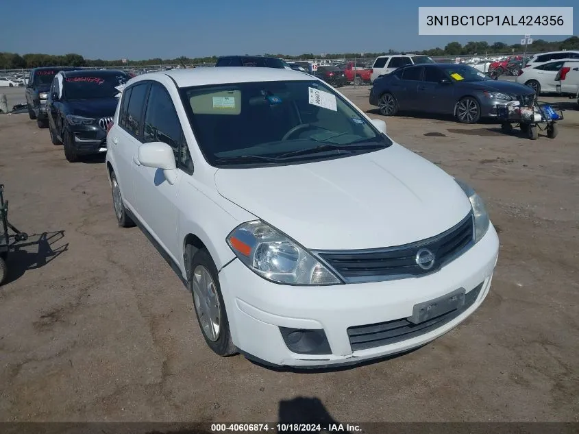 2010 Nissan Versa 1.8S VIN: 3N1BC1CP1AL424356 Lot: 40606874