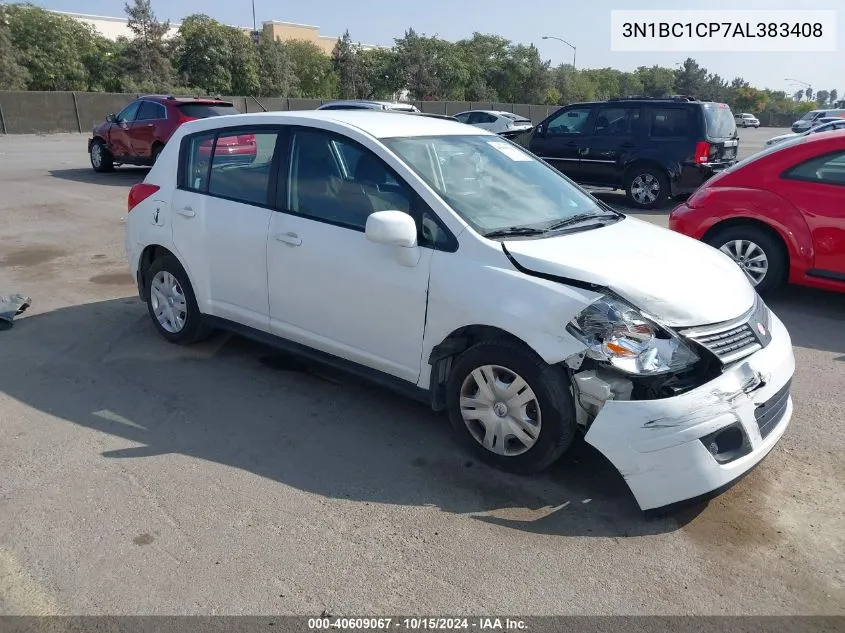 2010 Nissan Versa 1.8S VIN: 3N1BC1CP7AL383408 Lot: 40609067