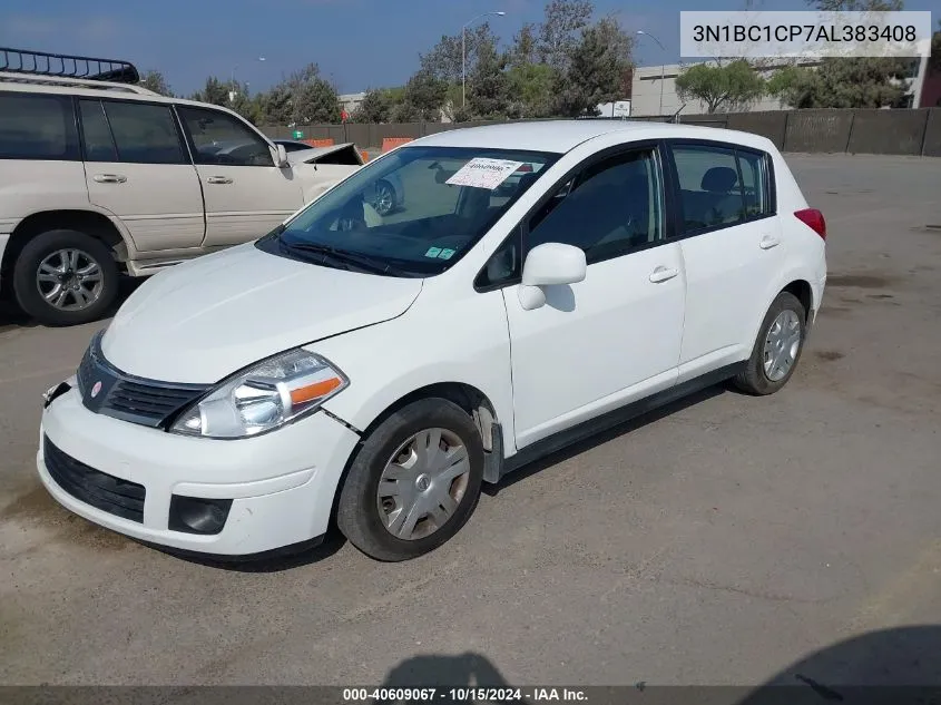 2010 Nissan Versa 1.8S VIN: 3N1BC1CP7AL383408 Lot: 40609067