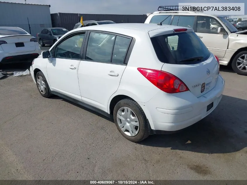 2010 Nissan Versa 1.8S VIN: 3N1BC1CP7AL383408 Lot: 40609067