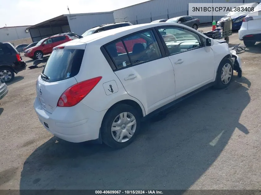 2010 Nissan Versa 1.8S VIN: 3N1BC1CP7AL383408 Lot: 40609067