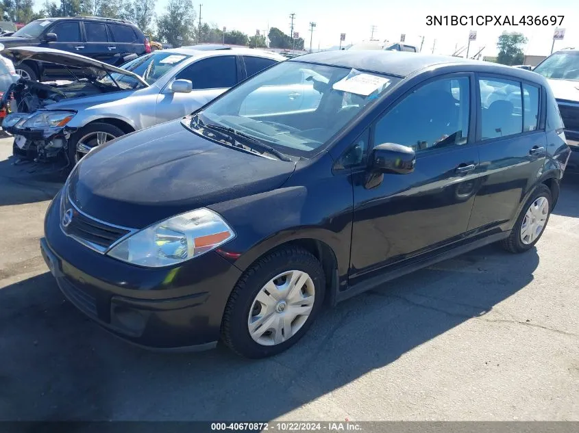 2010 Nissan Versa 1.8S VIN: 3N1BC1CPXAL436697 Lot: 40670872