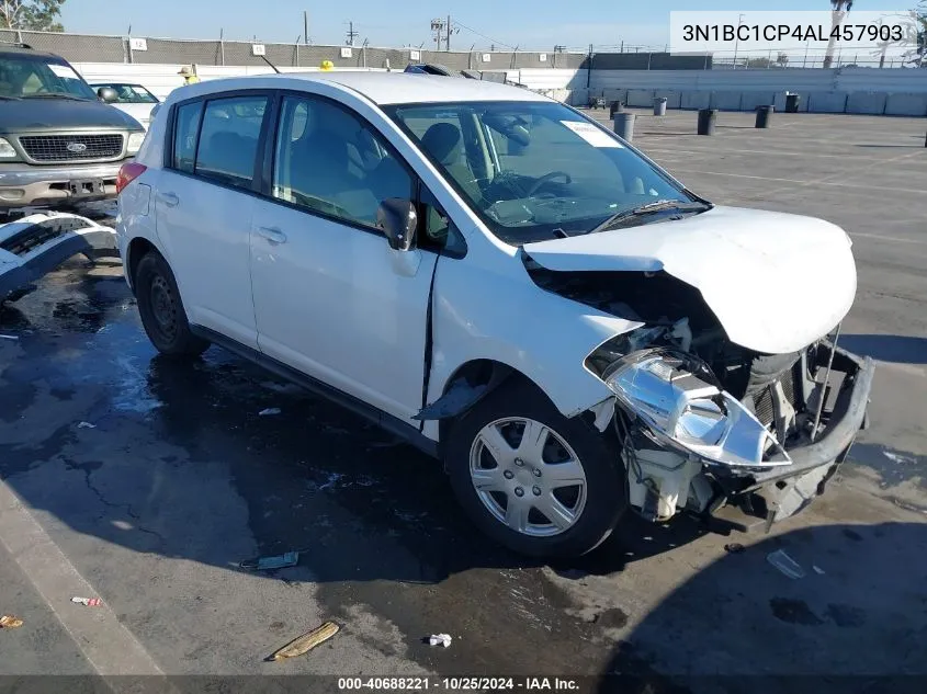 2010 Nissan Versa 1.8S VIN: 3N1BC1CP4AL457903 Lot: 40688221