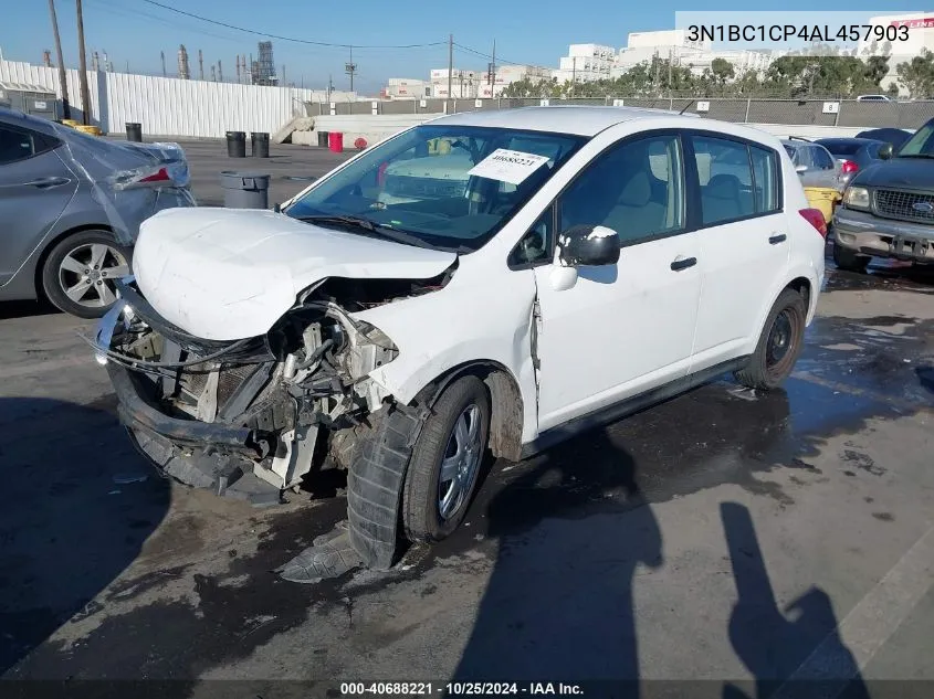 2010 Nissan Versa 1.8S VIN: 3N1BC1CP4AL457903 Lot: 40688221