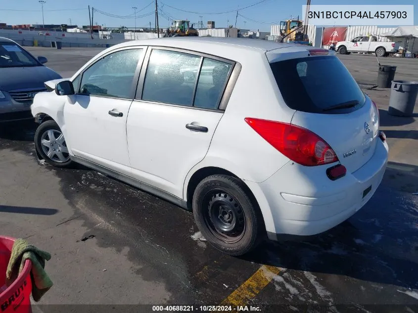 2010 Nissan Versa 1.8S VIN: 3N1BC1CP4AL457903 Lot: 40688221