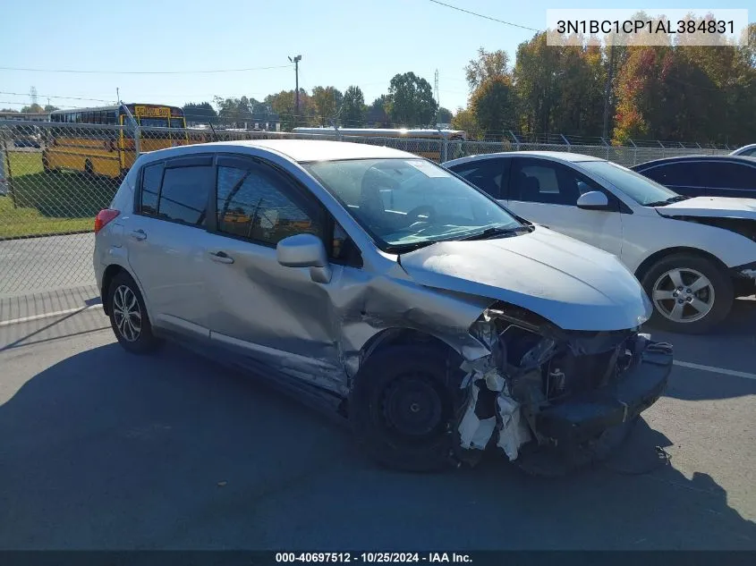 2010 Nissan Versa 1.8S VIN: 3N1BC1CP1AL384831 Lot: 40697512