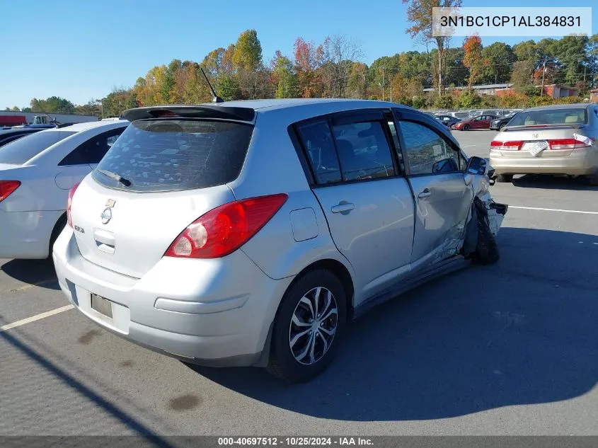 2010 Nissan Versa 1.8S VIN: 3N1BC1CP1AL384831 Lot: 40697512