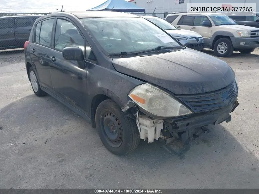 2010 Nissan Versa 1.8S VIN: 3N1BC1CP3AL377265 Lot: 40744014