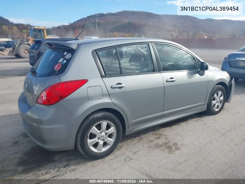 2010 Nissan Versa 1.8Sl VIN: 3N1BC1CP0AL389454 Lot: 40748945