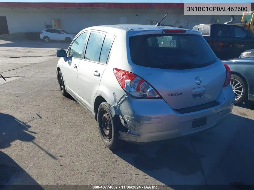 2010 Nissan Versa 1.8S VIN: 3N1BC1CP0AL462600 Lot: 40774687