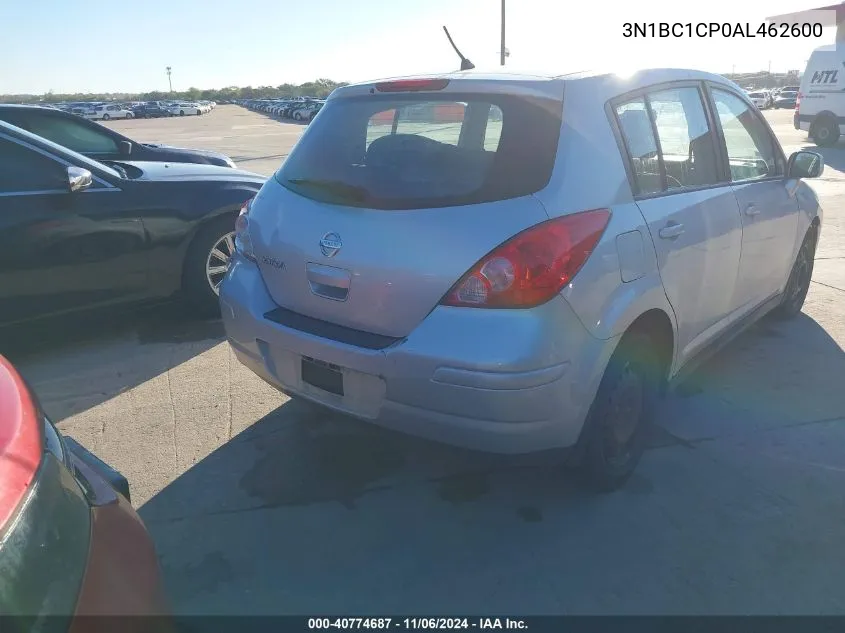 2010 Nissan Versa 1.8S VIN: 3N1BC1CP0AL462600 Lot: 40774687