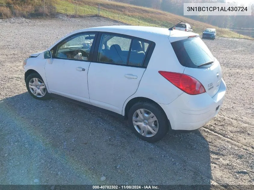 2010 Nissan Versa S/Sl VIN: 3N1BC1CP1AL430724 Lot: 40782302